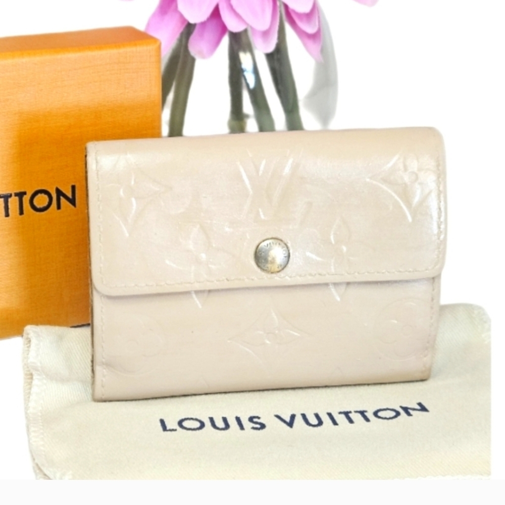 Louis Vuitton Vernis Card Holder Coin Wallet